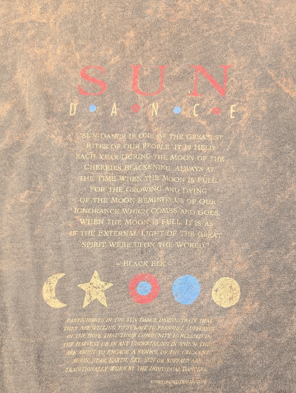 Vintage Sun Dance Buffalo Tee Brown Size XXL Single Stitch T-Shirt - Picture 7 of 7